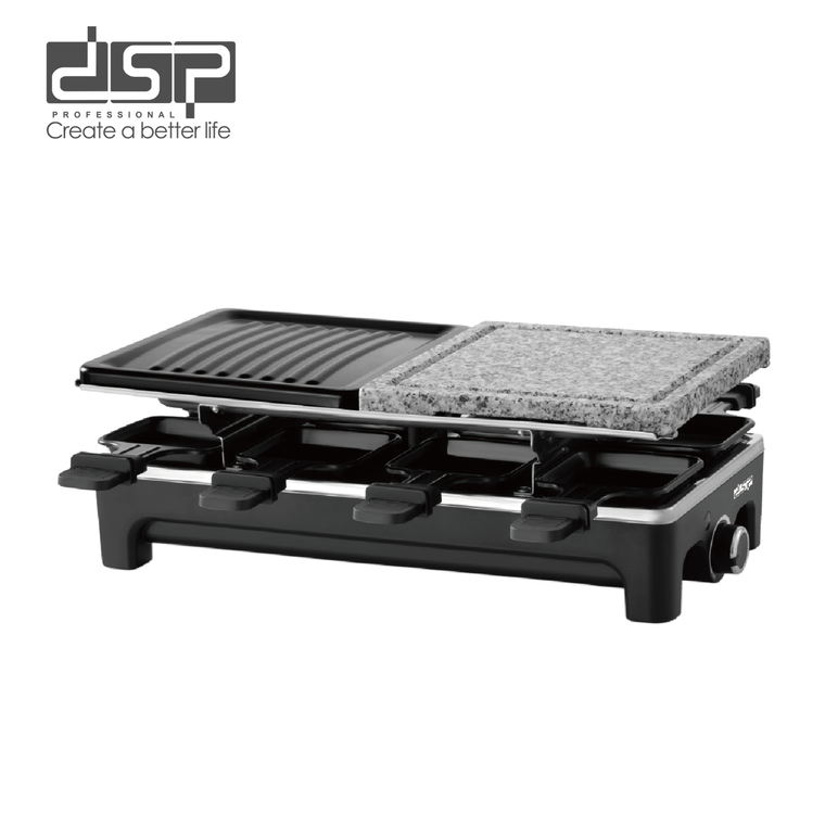 DSP KB1084 raclette grill Lebanon, شواية راكليت كهربائية DSP, electric raclette grill Beirut, indoor grill Lebanon, Dazzool kitchen appliance