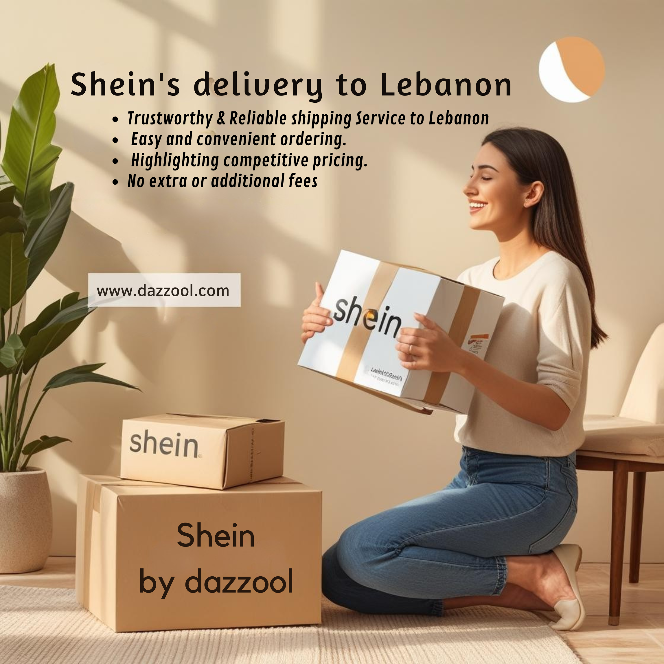 Order from shein to Lebanon