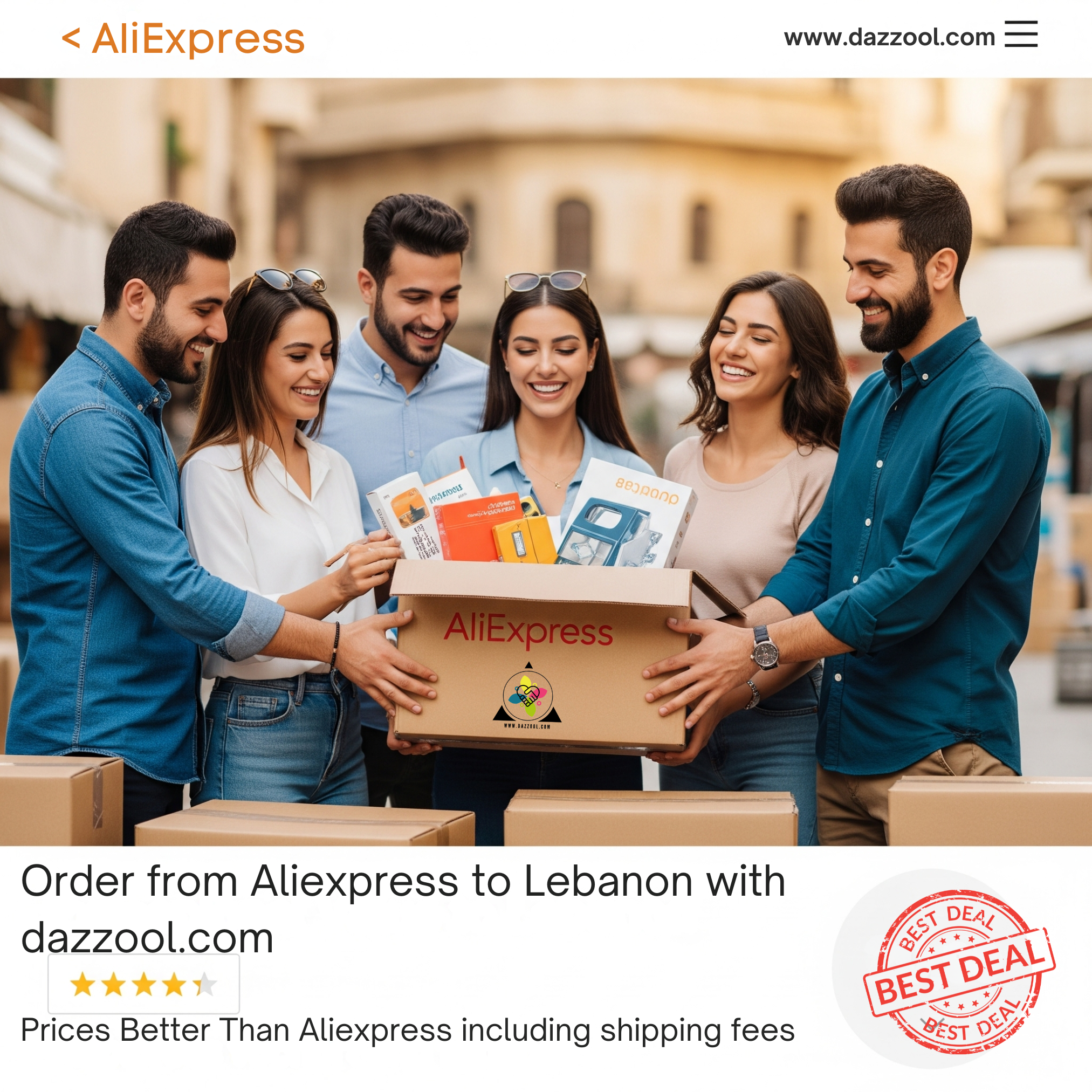 Order from Aliexpress to Lebanon