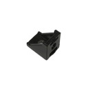 12x 90° 2028 Aluminum Corner Brace/Angle Bracket for 2020 Extrusion - Black