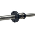 8mm T8x8 Lead Screw Trapezoidal ACME w/ Small Delrin Anti-Backlash Nut kit - Custom Length (up to 1000mm)