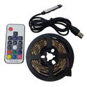 Water Proof Flexible RGB LED Strip with RF remote 1 Meter 50 LED Adhesive Backing