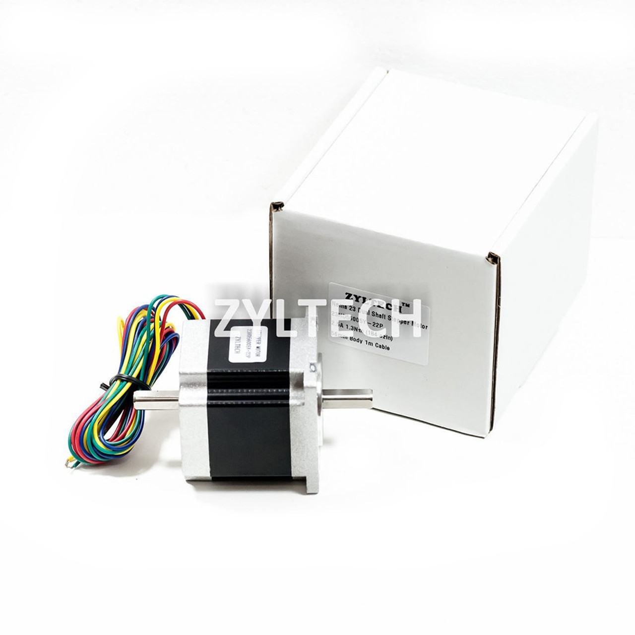 【no.】MG 2.5 Nema 23 Stepper Motor Dual Shaft 2.5 A 1.3 N.m 184 oz.in