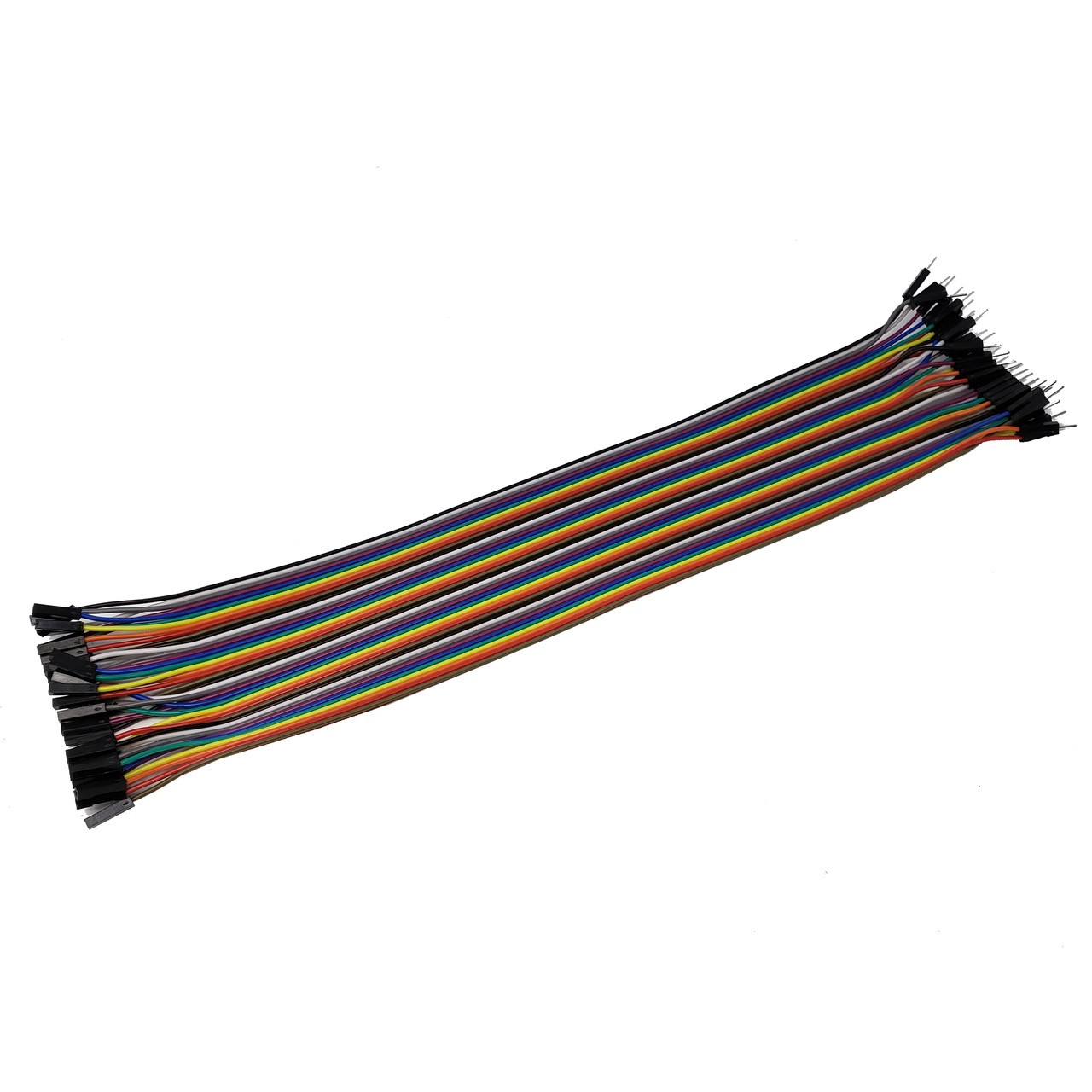 10cm Female - Female 40 Wire Dupont Cable