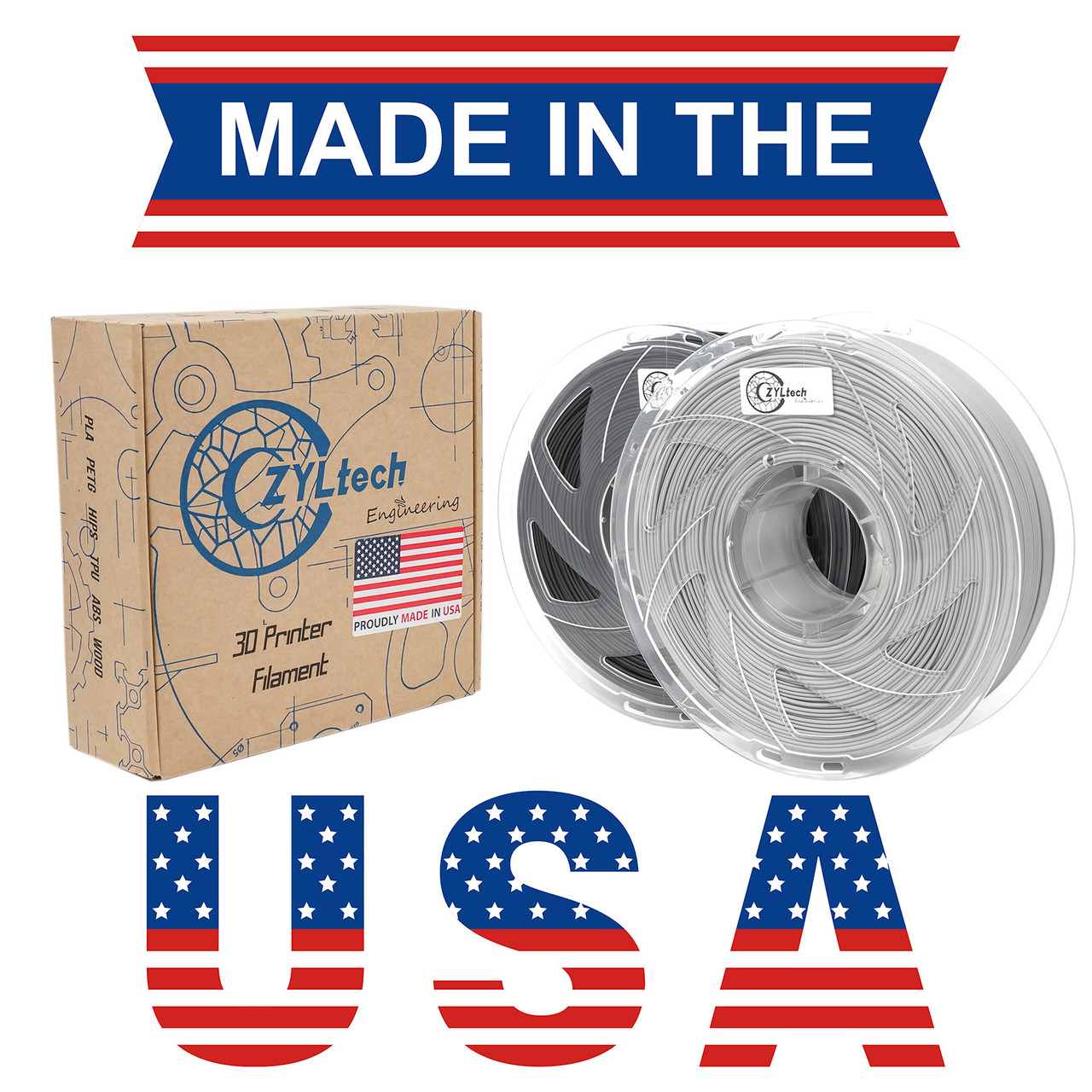 ASA Pro 3D Printer Filament 1kg lbs - Main Image
