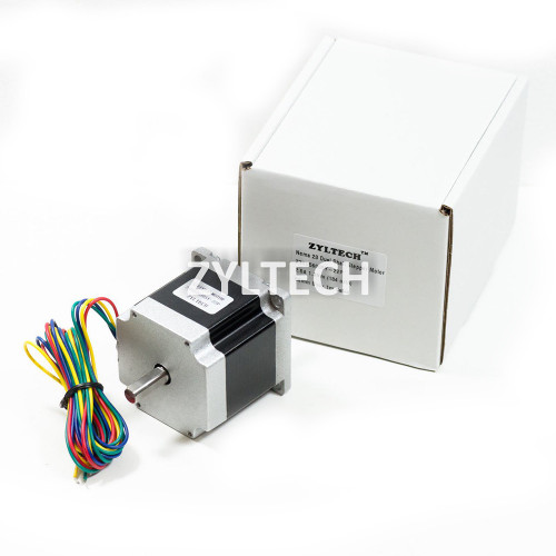 Nema 23 Stepper Motor Dual Shaft 2.5 A 1.3 N.m 184 oz.in