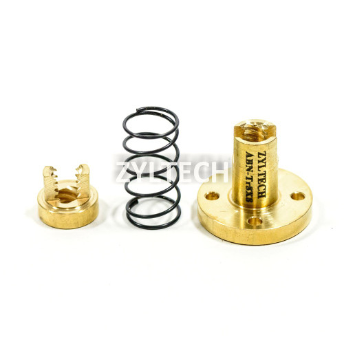 8mm T8x8 Lead Screw Trapezoidal ACME w/ Anti-Backlash Nut kit