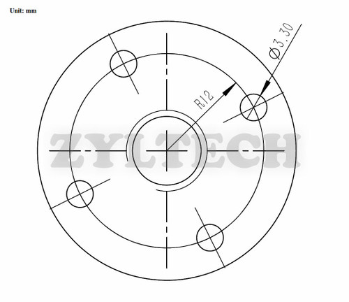 10mm T10x2 Trapezoidal ACME Lead Screw w/ Brass Nut - Pre-cut lengths 200mm-1000mm