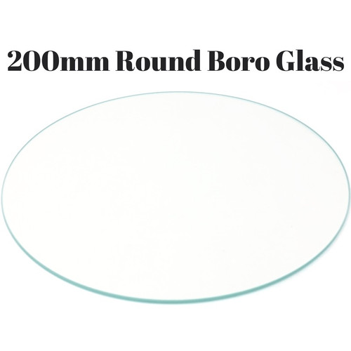3mm Borosilicate Boro Glass - Round, 200mm diameter