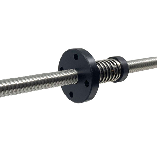 8mm T8x2 Trapezoidal ACME Lead Screw w/ Brass Nut - Pre-cut
