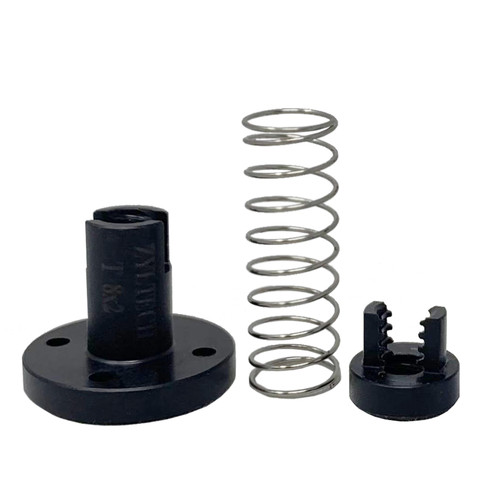 8mm T8x2 Lead Screw Trapezoidal ACME w/ Delrin Anti-Backlash Nut