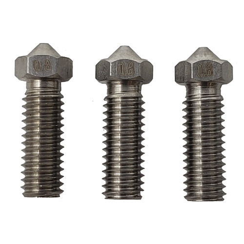 0.8mm 3D Printer Stainless Steel Nozzle -Compatible with E3D Volcano 0.8mm 3D Printer Stainless Steel Nozzle -Compatible with E3D Volcano