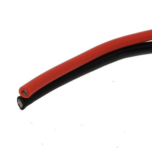 12AWG Flexible Silicone Wire Heat Resistant (Red/Black Pair) - 5m/5m