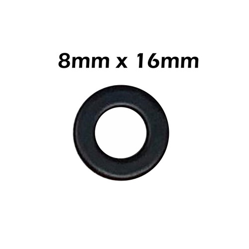 M8x16 Flat Washer 100 Pack Black Oxide