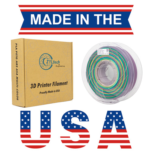 New Rainbow PLA 3D Printer Filament 1.75mm 1 kg 2.2 lbs
