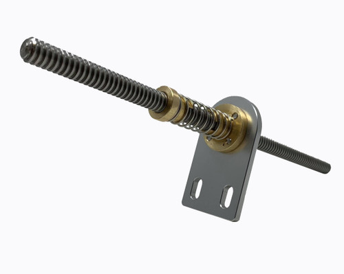 Small Flange T8x2 Lead Screw Nut Mounting Plate Black