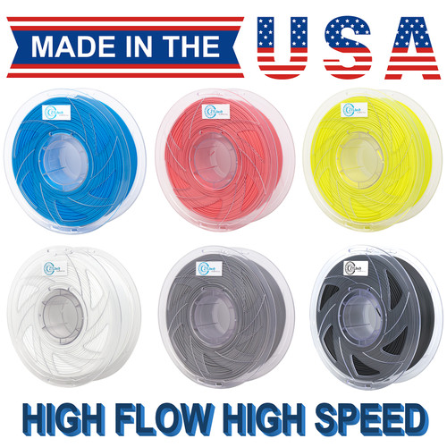 High Speed High Flow Matte PETG 3D Printer Filament 1.75mm 1 kg 2.2 lbs