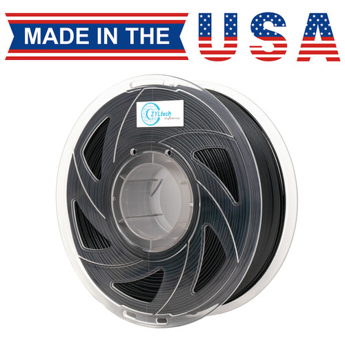 ASA Carbon Fiber 3D Printer Filament 1.75mm 1kg 2.2 lbs Made in USA