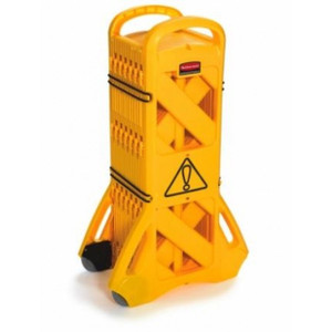 Yellow and Black Portable Safety Barrier Yellow and Black Portable Safety Barrier