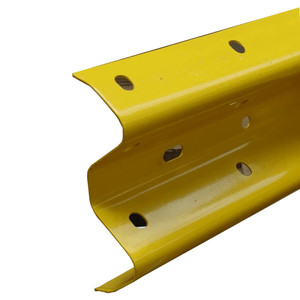 1.6m Yellow Powder Coated Effective Armco Barrier Beam 1.6m Yellow Powder Coated Effective Armco Barrier Beam