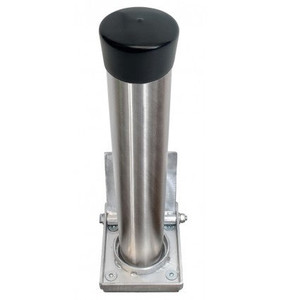Stainless Steel Telescopic Security Post & Rubber Cap