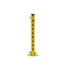 Reserved Fold Down Parking Post