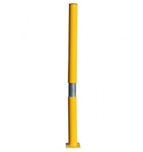 Yellow Bendy Bolt Down Tall Static Parking Post Yellow Bendy Bolt Down Tall Static Parking Post