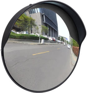 Outdoor Traffic Convex Plastic Mirror Black – 30 cm Outdoor Traffic Convex Plastic Mirror Black – 30 cm