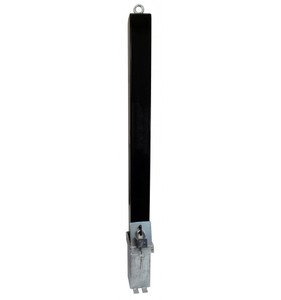 Heavy  Black Removable Security Post With Top Mounted Eyelet Heavy  Black Removable Security Post With Top Mounted Eyelet