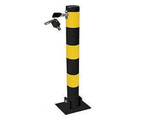 Heavy Duty Round Steel Folding Parking Post Heavy Duty Round Steel Folding Parking Post