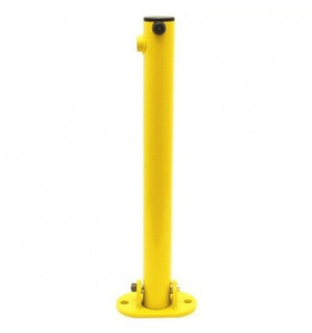 Bolt Down Folding Parking Post – Yellow Bolt Down Folding Parking Post – Yellow