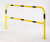 Hooped Perimeter Barrier 48mm Diameter – Black & Yellow