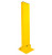 Wide Fold Down Steel Parking Post – Yellow