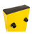 Wide Fold Down Steel Parking Post – Yellow