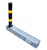 Fold Away (coffin) Parking Post – Black & Yellow Fold Away (coffin) Parking Post – Black & Yellow