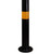 Black & Yellow Parking Post Chain Kit With 1 x Folding & 2 x Static Posts Black & Yellow Parking Post Chain Kit With 1 x Folding & 2 x Static Posts