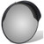 Outdoor Traffic Convex Plastic Mirror Black – 30 cm