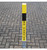 Heavy Duty Yellow Removable Security Post With No Parking Logo Heavy Duty Yellow Removable Security Post With No Parking Logo