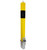 Heavy Duty Yellow Removable Parking & Security Post With Top Mounted Eyelet