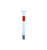 White & Red Removable Security Bollard With Twin Chain Eyelets White & Red Removable Security Bollard With Twin Chain Eyelets