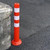 Red and White Flexible Traffic Post Red and White Flexible Traffic Post