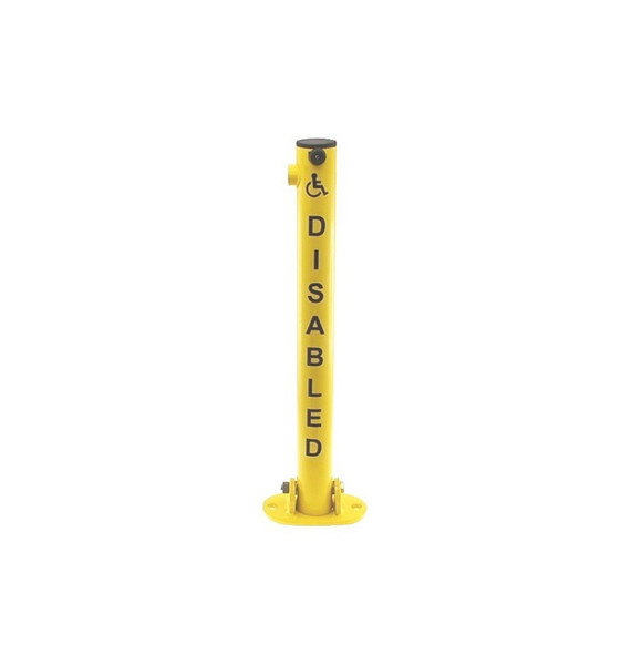 No Parking Fold Down Security Post