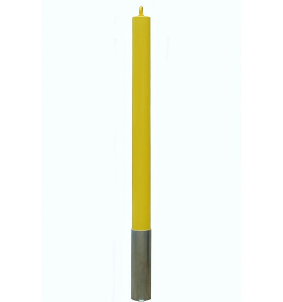 76mm Removable Yellow Security Post & Chain Eyelet