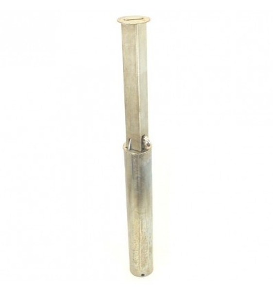 80mm Square Telescopic Plain Finish Security & Parking Post