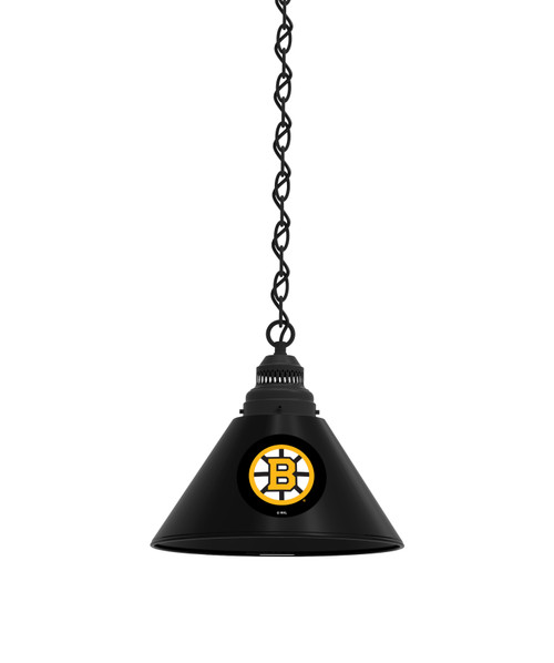 Boston Billiard Light w/ Bruins Logo - Pendant (Black)
