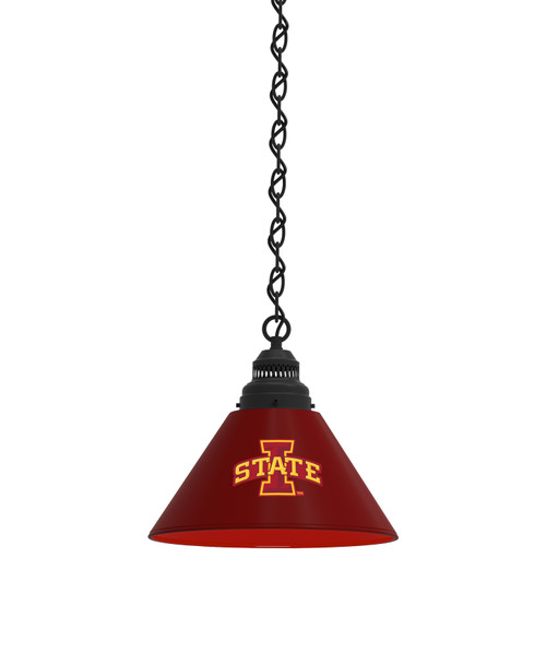 Iowa State Billiard Light w/ Cyclones Logo - Pendant (Black)