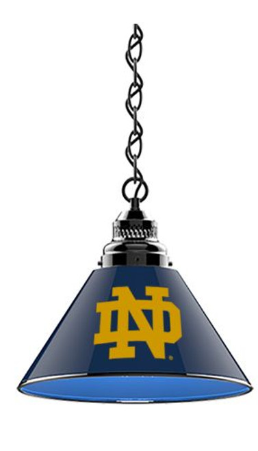 Notre Dame Billiard Light w/ Irish 'ND' Logo - Pendant (Black) Image 1