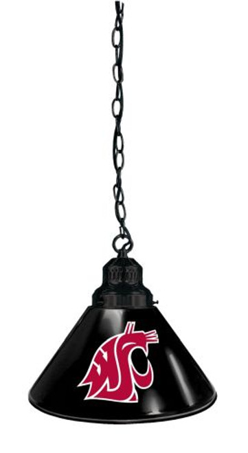 Washington State Billiard Light w/ Cougars Logo - Pendant (Black) Image 1