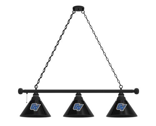 Grand Valley State Billiard Light w/ Lakers Logo - 3 Shade (Black) Image 1