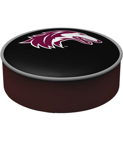 Southern Illinois Salukis Bar Stool Seat Cover Image 1